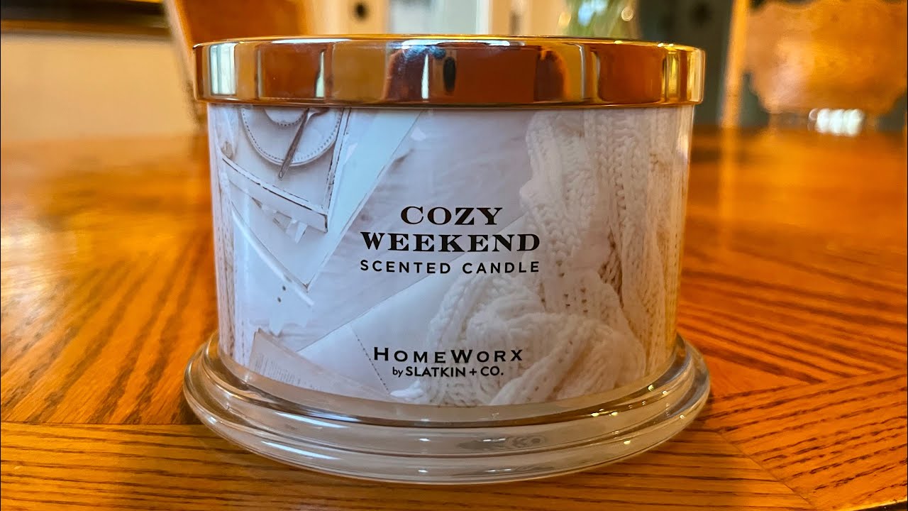 HOMEWORX Cozy Weekend Post Burn Candle Review