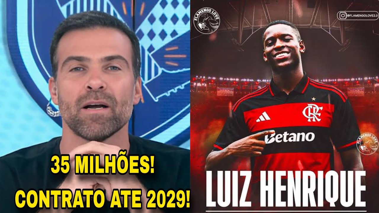 LUIZ HENRIQUE É DO FLAMENGO! TUDO SOBRE O NOVO REFORÇO DO MENGÃO !!!