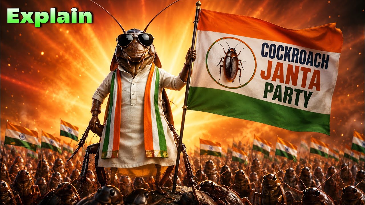 What is the Cockroach Janta Party? India&rsquo;s Viral Gen-Z Movement Explained 🪳