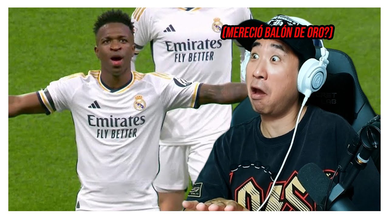 Coreano reacciona a 'mejores jugadas de Vinicius 2024 😱🔥'