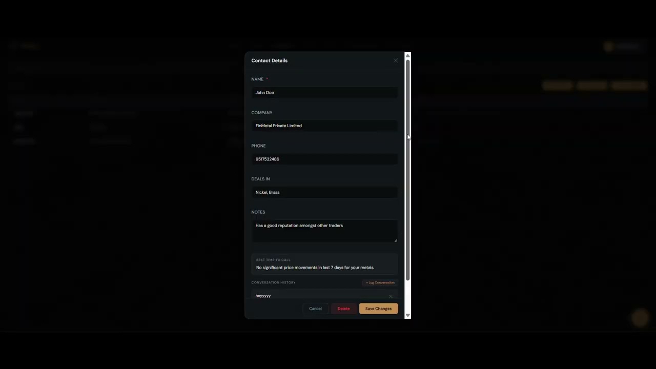 Metiqo &mdash; AI-Powered Trading Intelligence for the Metal Industry