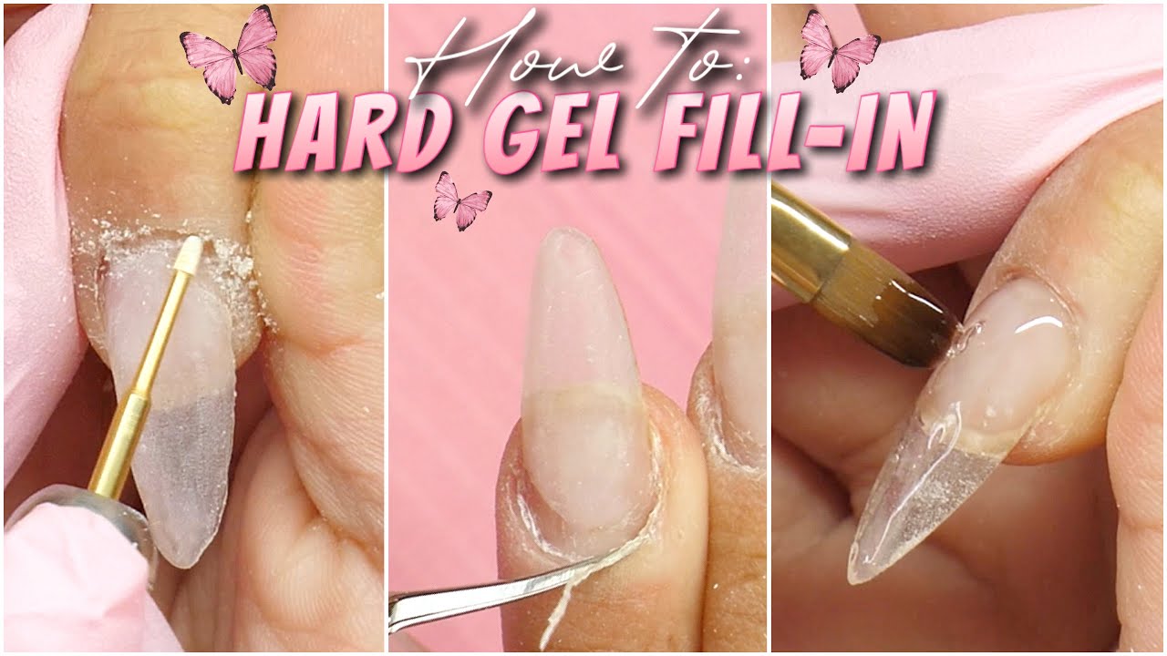 HOW TO: BUILDER GEL FILL IN | HARD GEL NAILS TUTORIAL