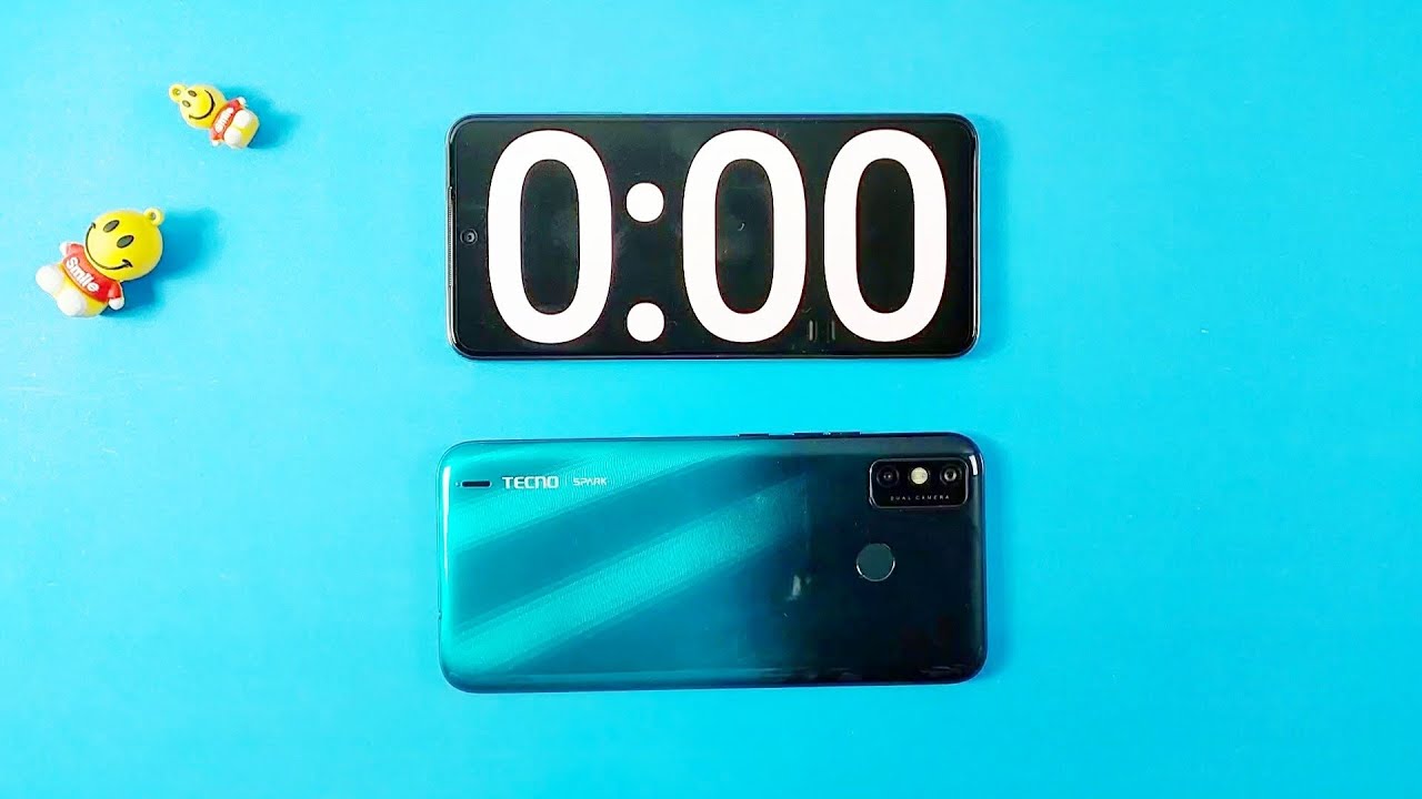 Tecno Spark 6 Go Battery Drain Test | 5000mAh | 100% To 50%🔋🔋