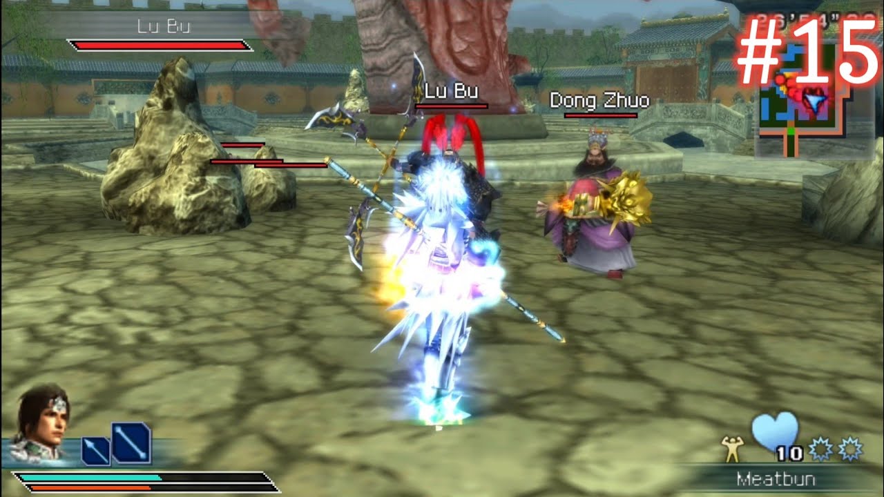 Dynasty Warriors: Strikeforce (PSP) Walkthrough Part 15 Battle of Mei Castle