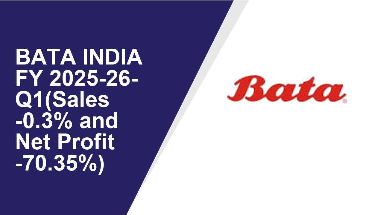 BATA INDIA Standalone Quarterly Result | Q1 Result 2025-26 | BATA INDIA latest news
