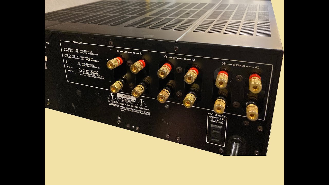 Yamaha M80/M85 Speaker Terminals Replacement Project