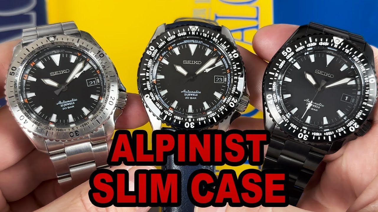 La collezione di Seiko Alpinist in cassa Slim!