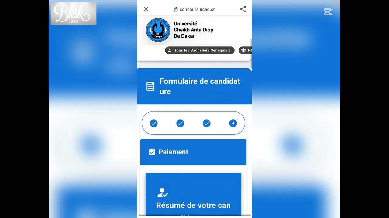 Comment faire pour s'inscrire au concours FASTEF UCAD ? Recrutement &eacute;l&egrave;ves professeurs 