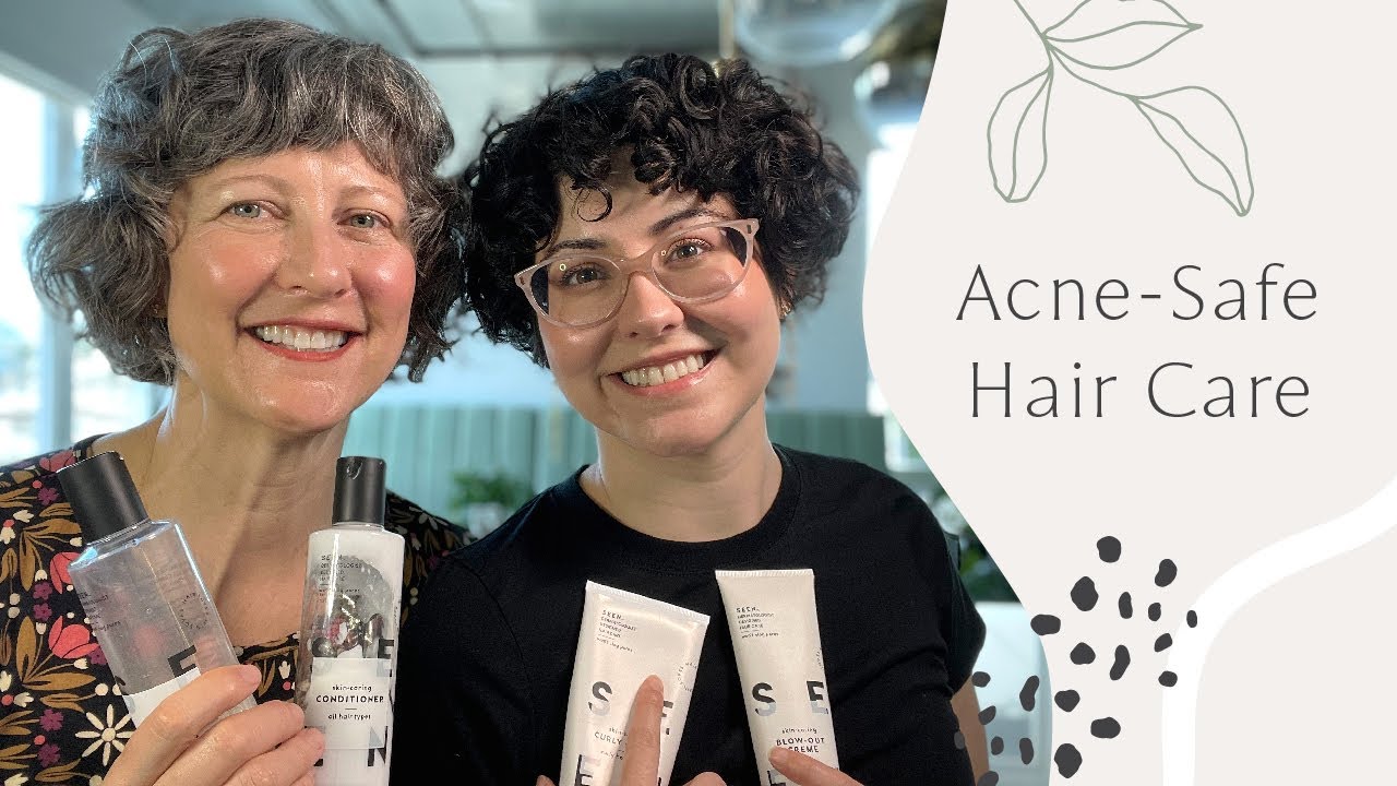 Acne safe hair products that we actually love using | SEEN Hair Care Review