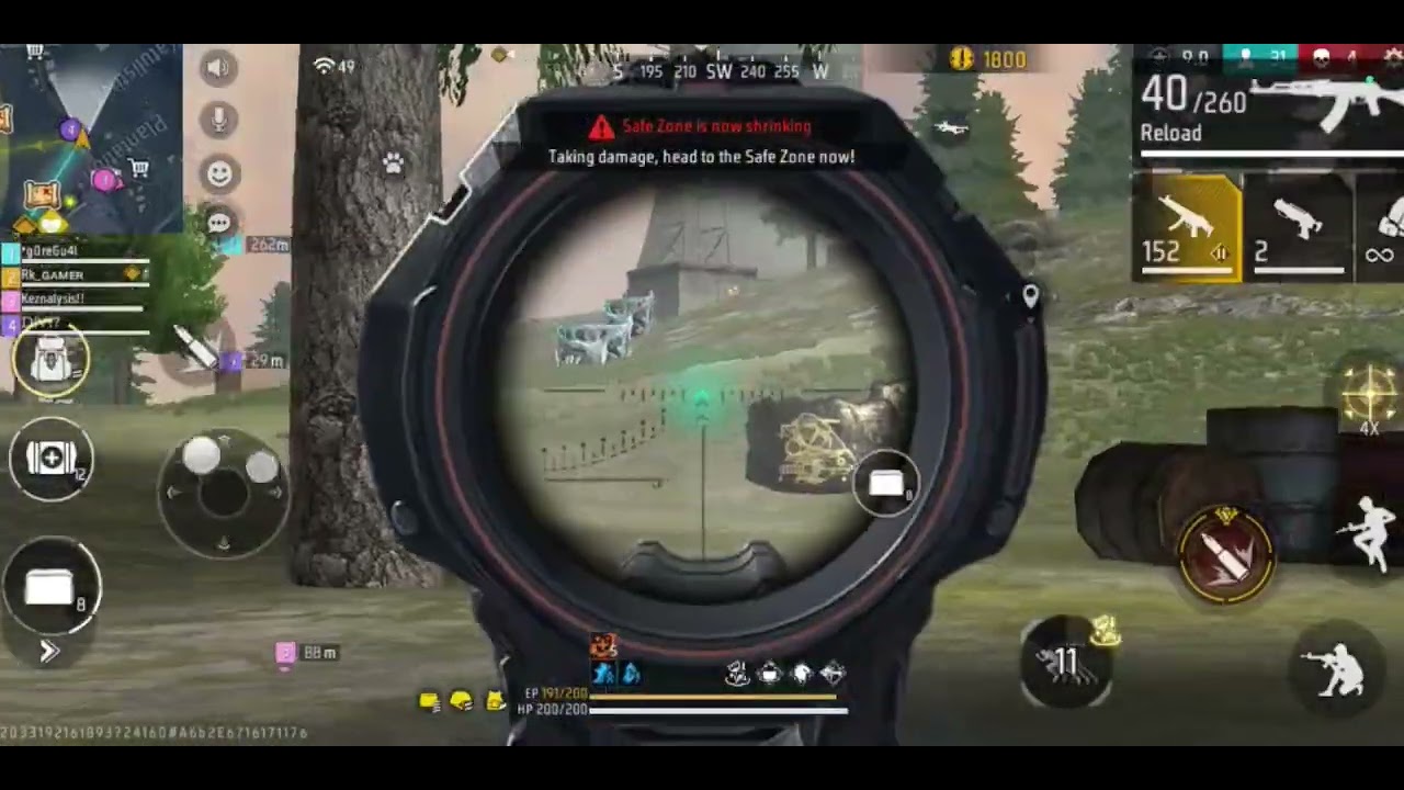 Free fire battleground rank push | Rk_Gamer0k