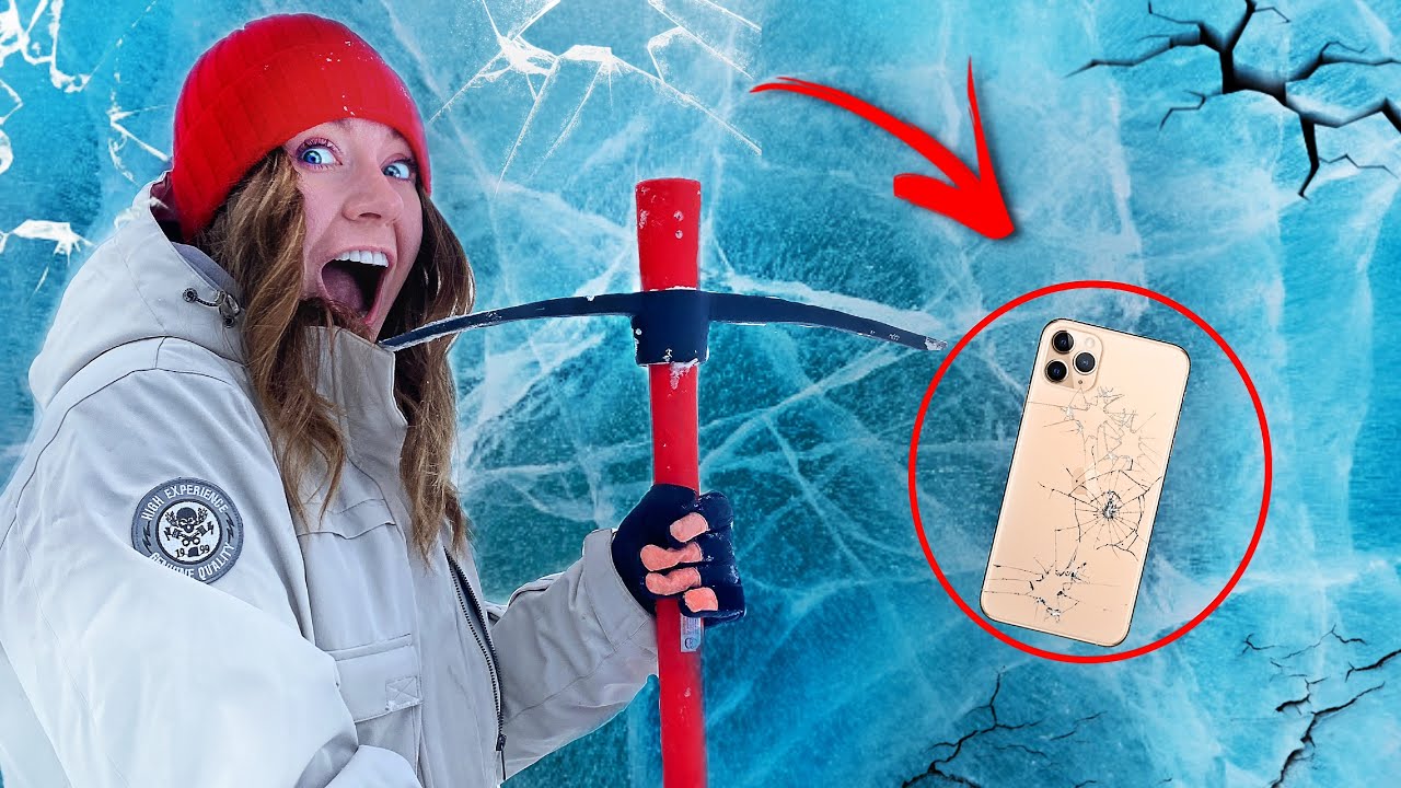 Нашла IPHONE и другие жуткие НАХОДКИ во льдах и снегах !