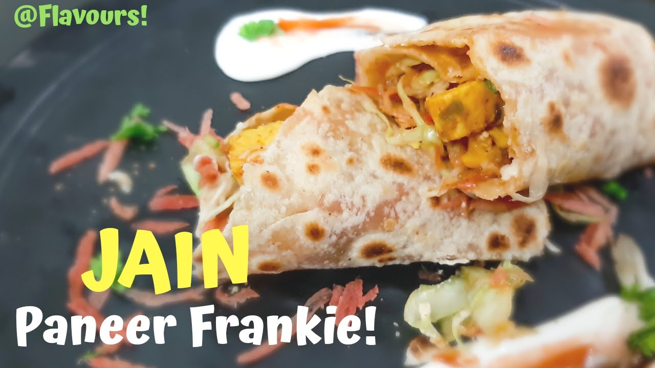 No Onion/Garlic PANEER FRANKIE // Street Style Frankie! //@Flavours
