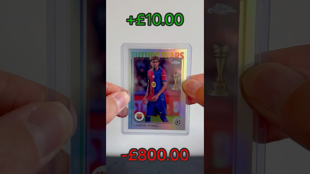 Can I make a profit opening Topps Chrome UCC 24/25 boxes! 🤑⚽️