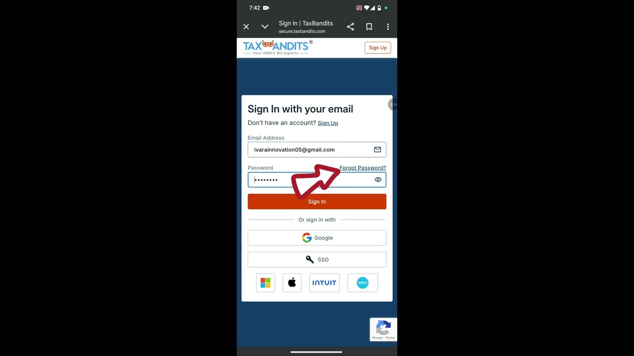 How to Login to TaxBandits Web Account | Step-by-Step Guide
