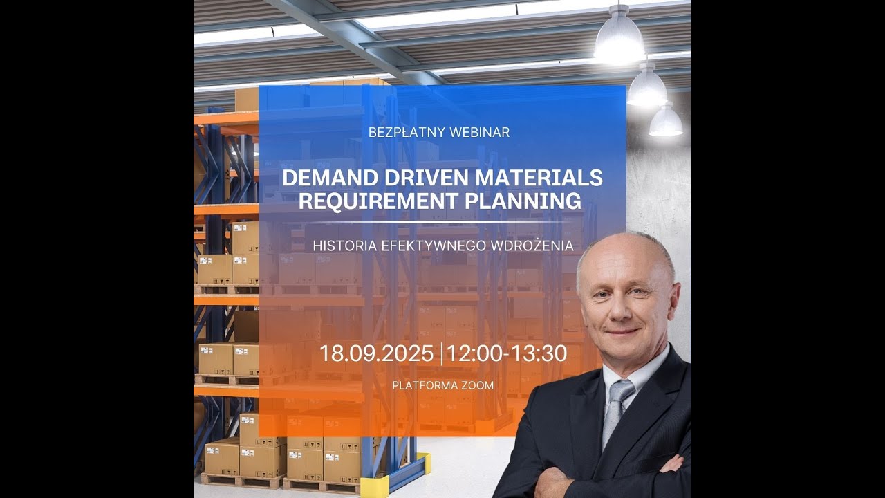 Webinar DDMRP – historia efektywnego wdrożenia