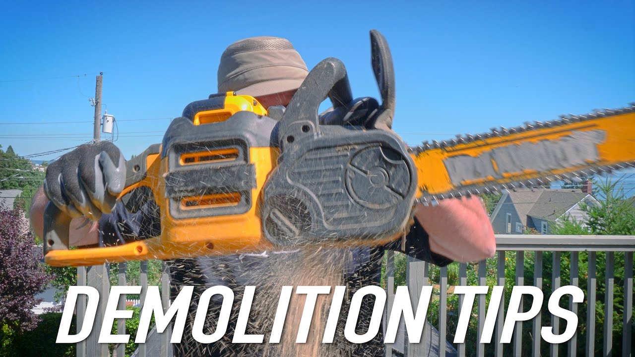 Demolition Tips || Dr Decks