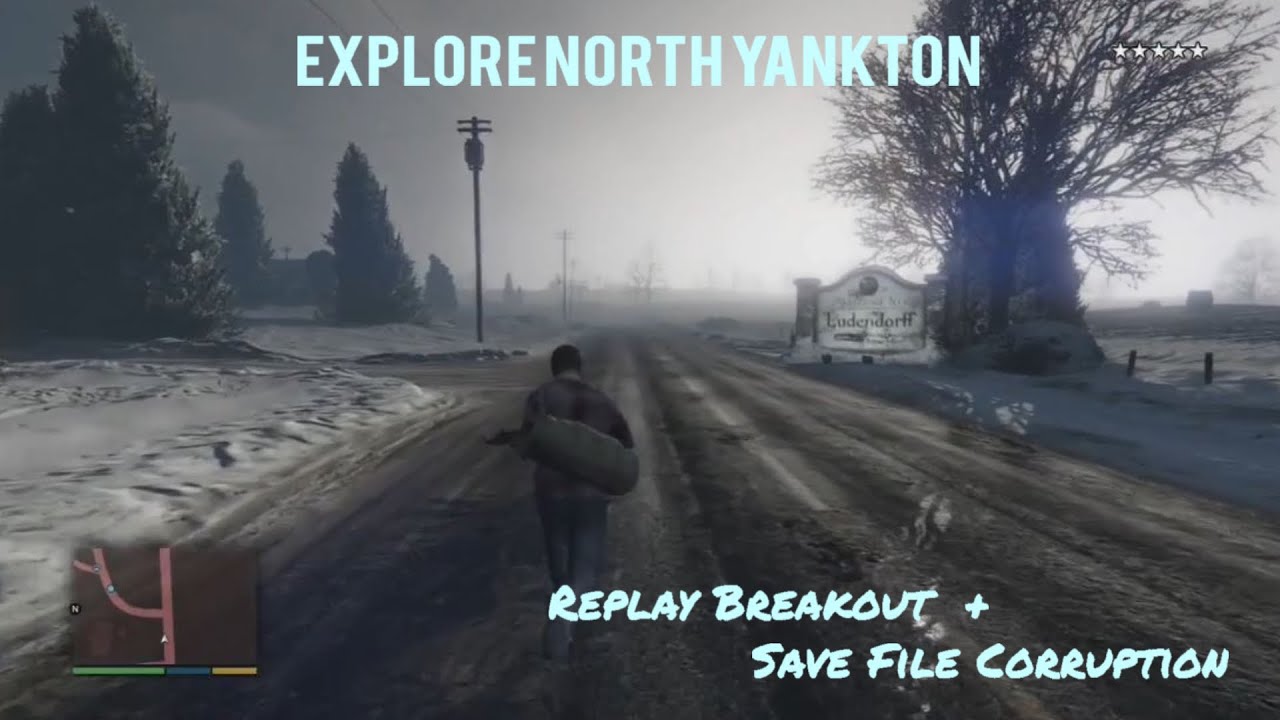 GTA V Explore North Yankton / Replay Breakout + New Save Corruption [XB1]