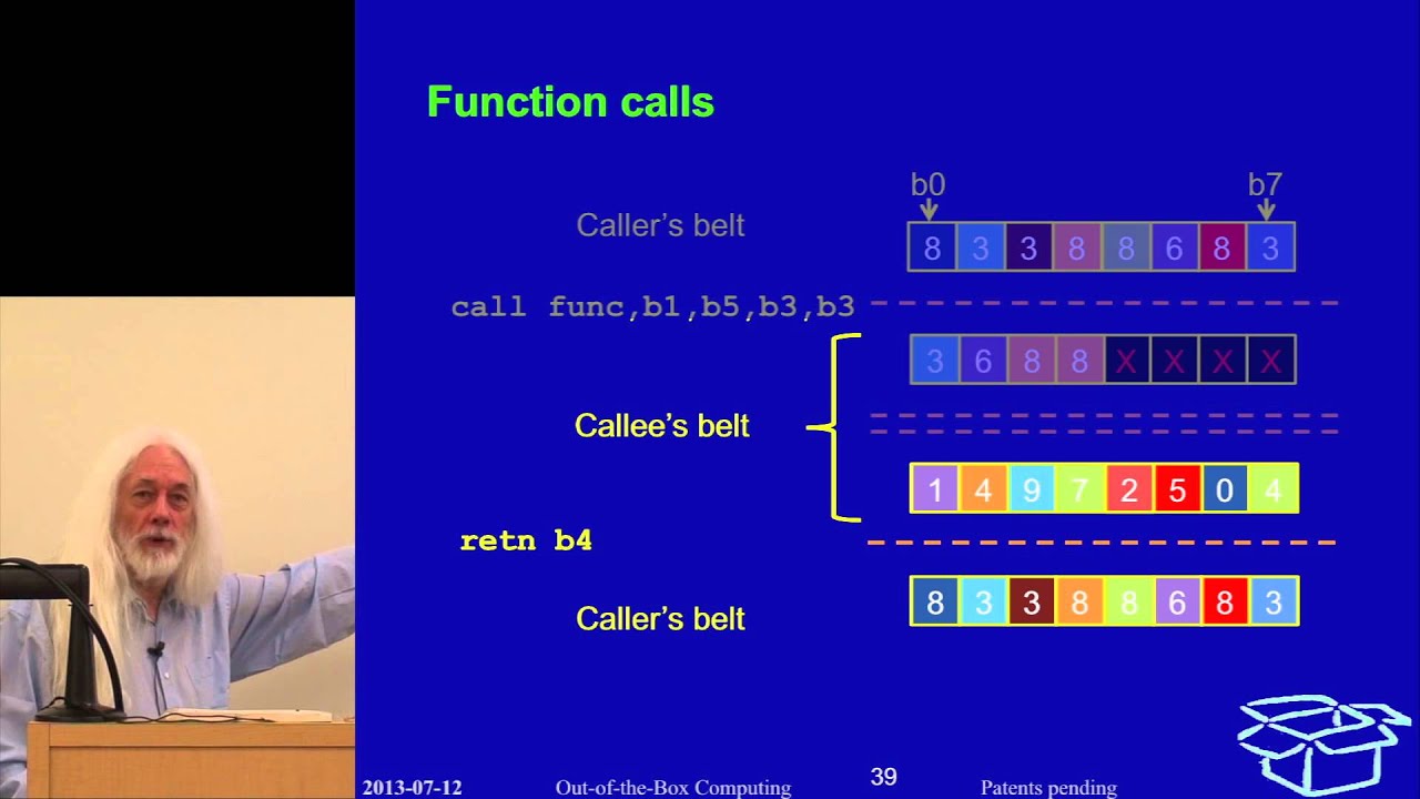 The Mill CPU Architecture - the Belt (2&nbsp;of&nbsp;13)