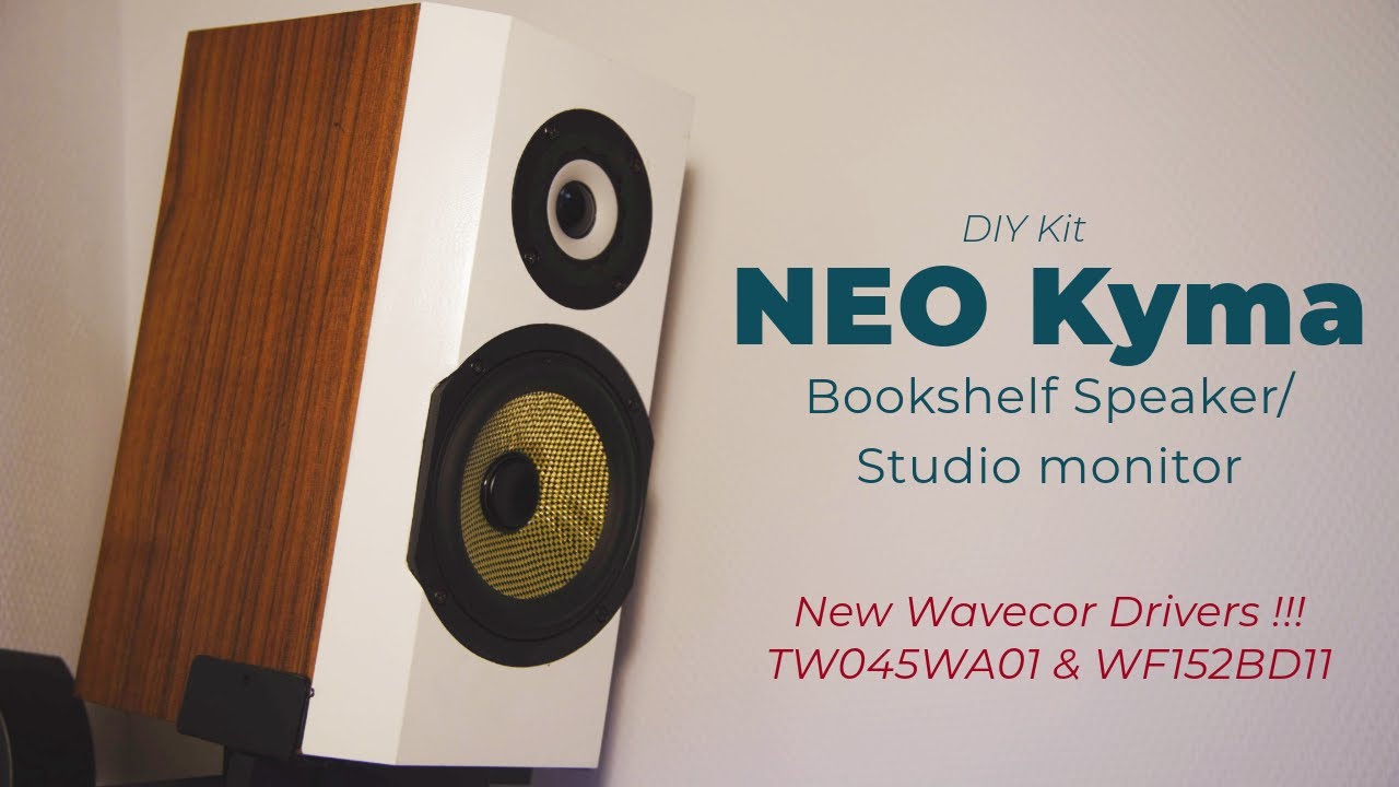 BEAUTIFUL DIY Speaker - NEO Kyma with Wavecor TW045WA01 Tweeter