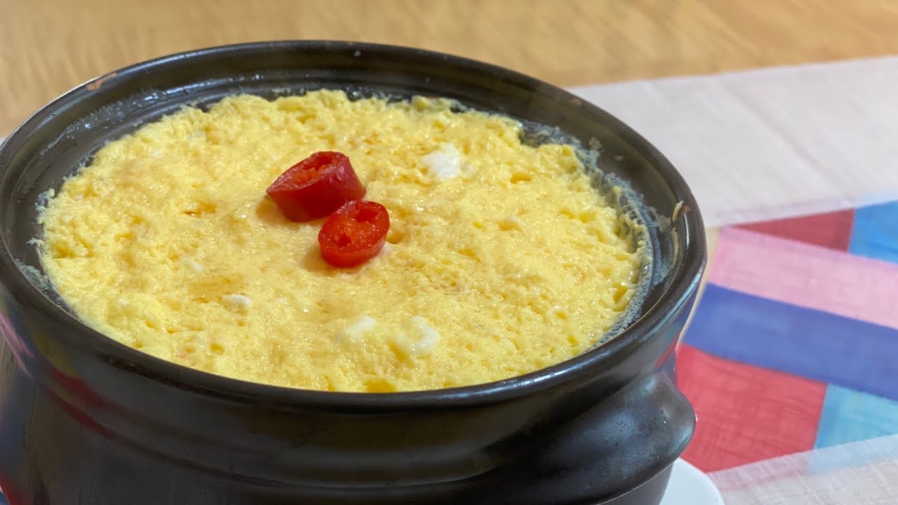 【韓国料理】ゲランチム(계란찜)