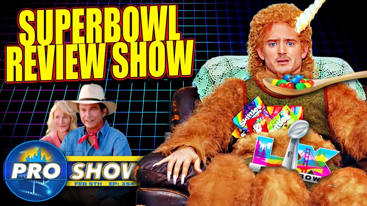 Bad Bunny BROKEN! TPUSA Wins! Pro's Superbowl SPECIAL EDITION REVIEW! Ads, Trailers, and Hollywood!
