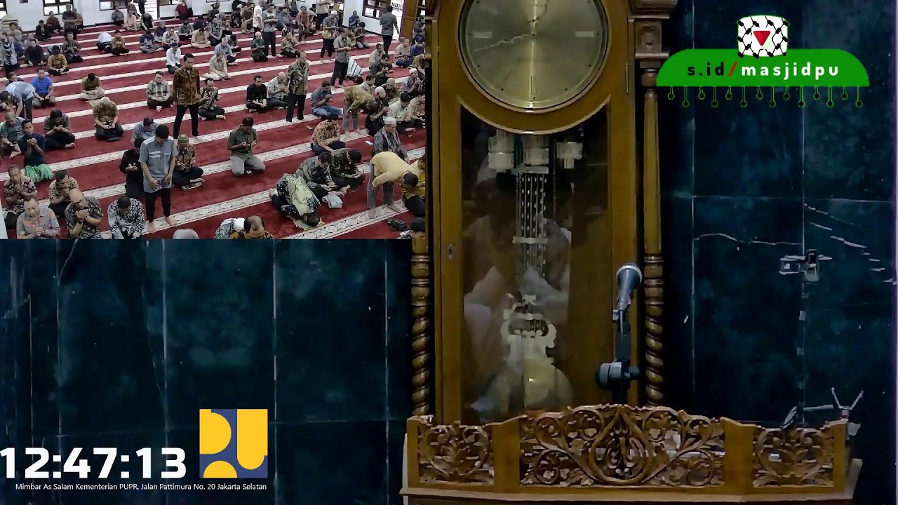 Live Khutbah Jum'at Masjid  Assalam Kementerian PU 20260123