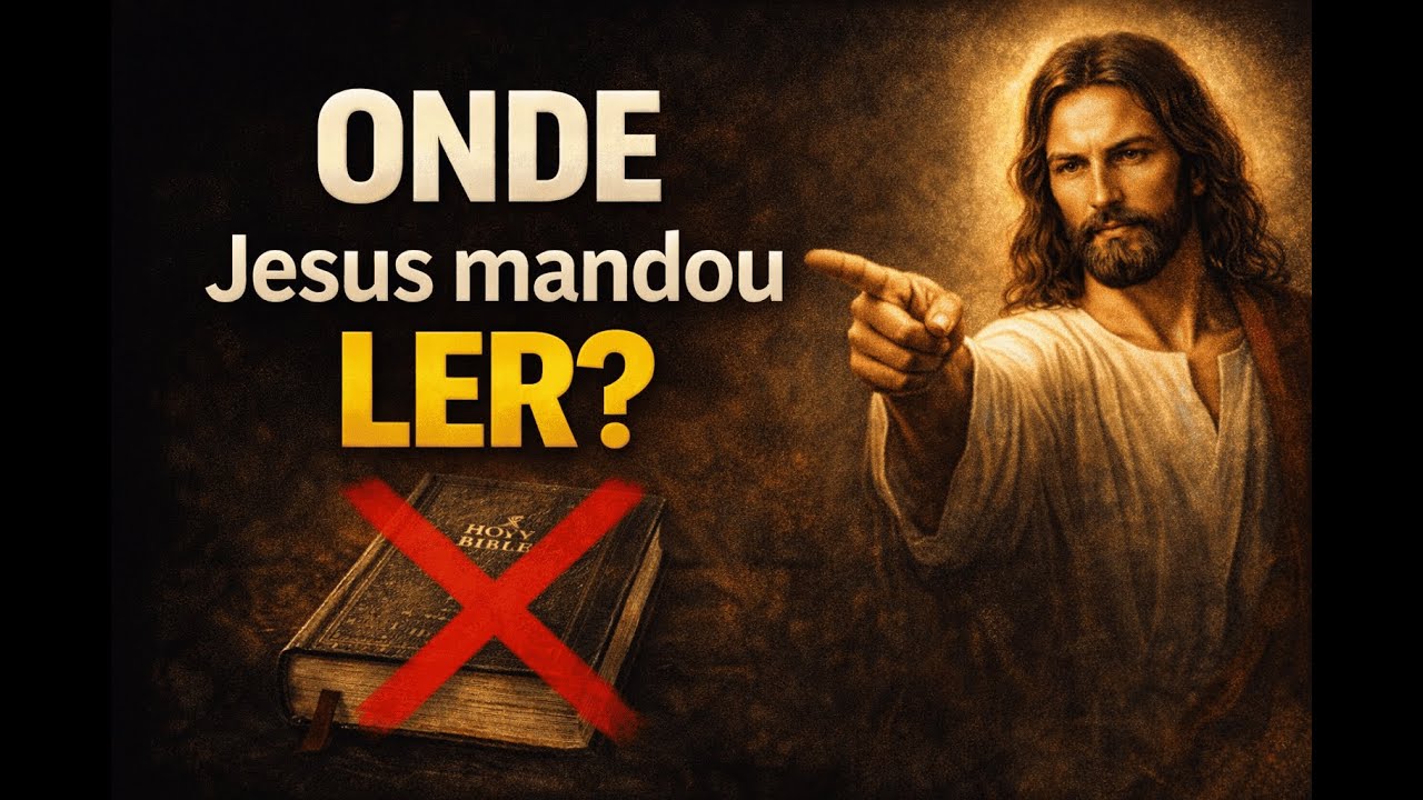 Jesus NUNCA Mandou Ler a Bíblia — e Isso Destrói a Fé Evangélica