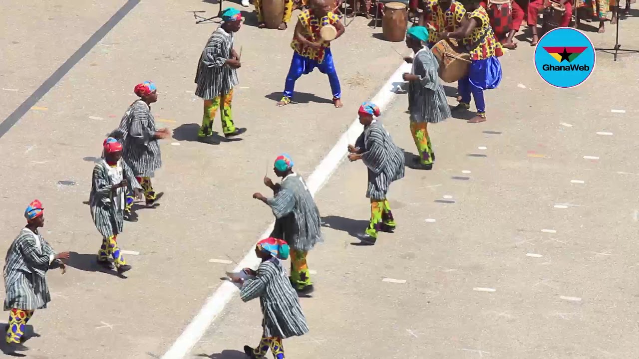 61st Independence Parade: Cultural display by school children