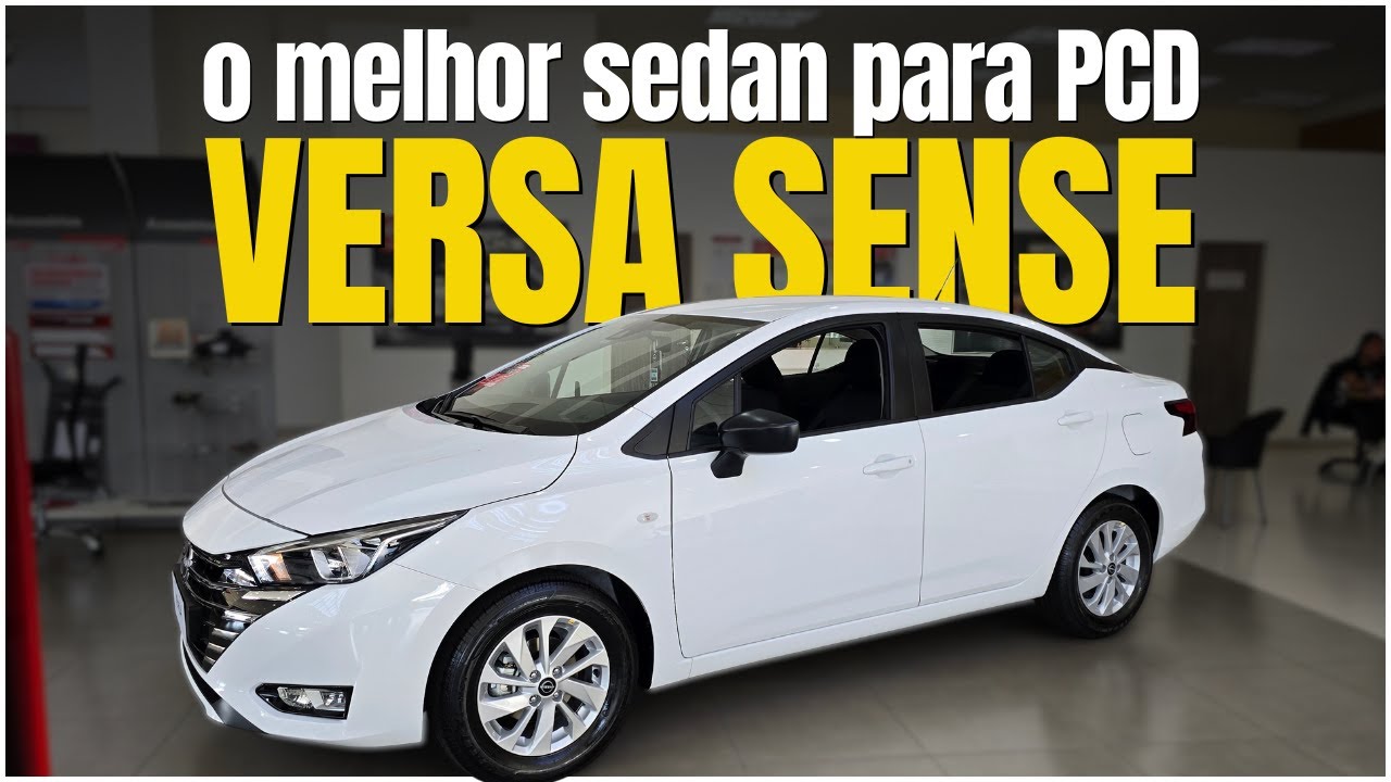 VERSA SENSE PCD POR R$ 92.990! DESCONTO REAL AGORA
