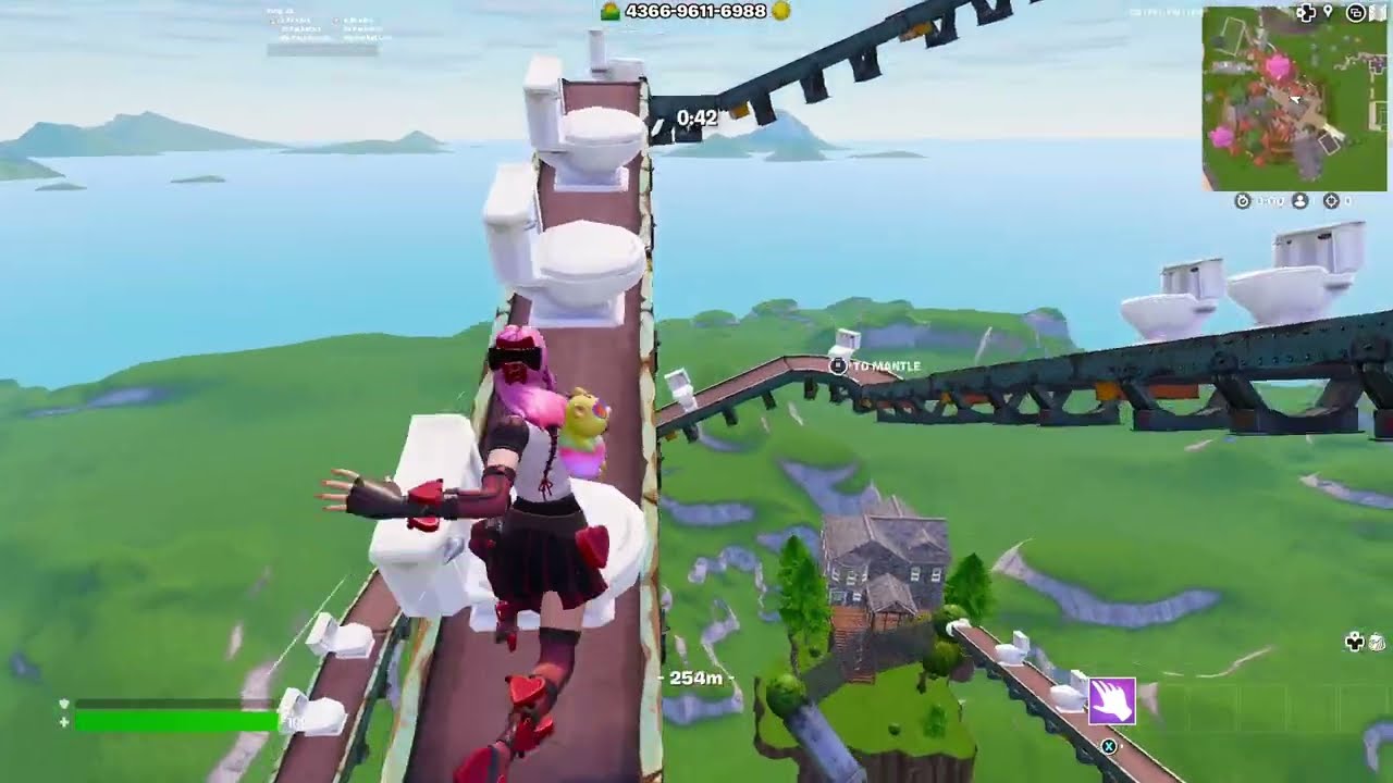 Fortnite Only Up Former World Record 8:17 (no glitches) (7:37 without moon)
