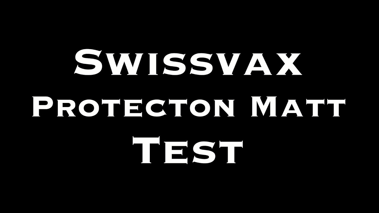 Swissvax/Swiz&ouml;l Protecton Matt - Pflege f&uuml;r matte Kunststoffoberfl&auml;chen (Test)