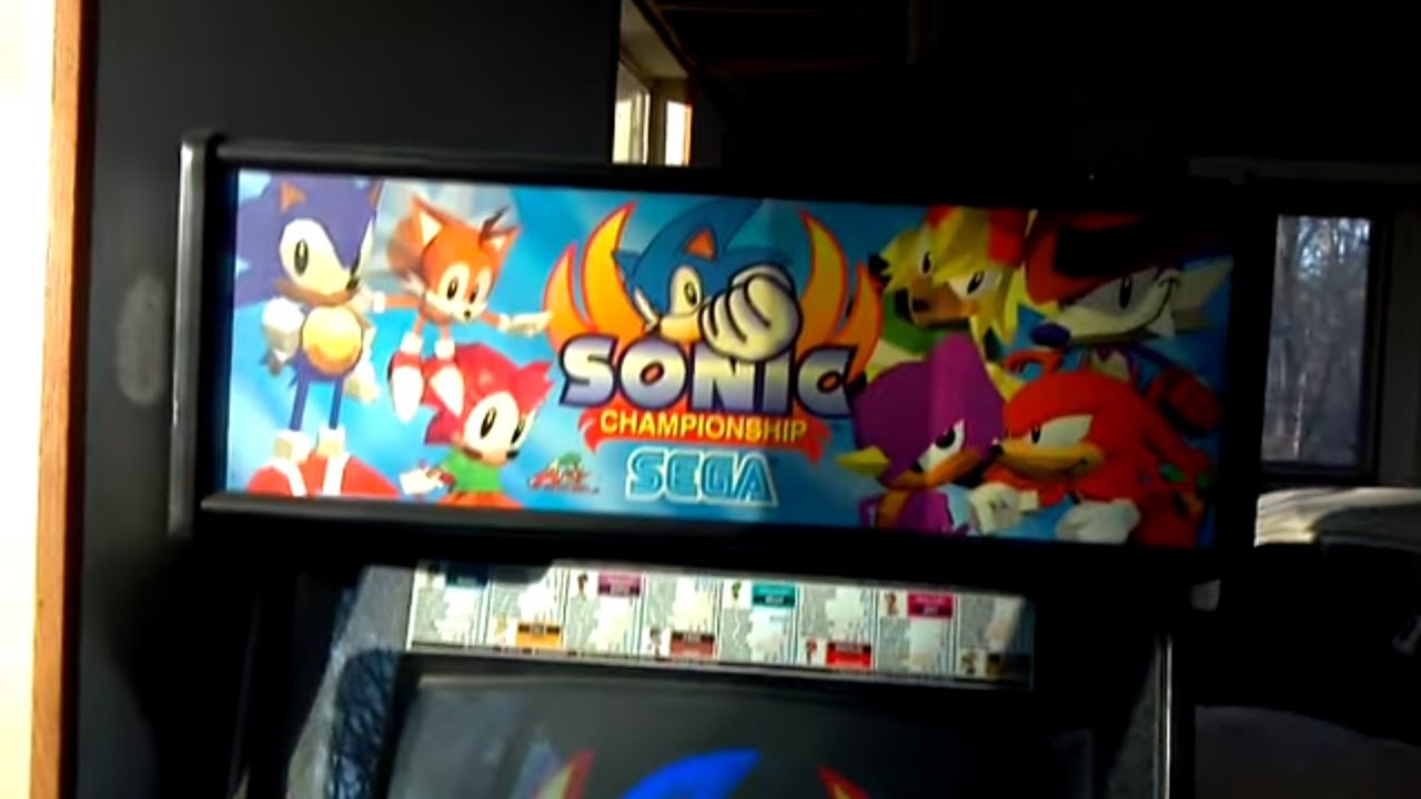 Sonic Championship / the Fighters Arcade Machine Cabinet Sega