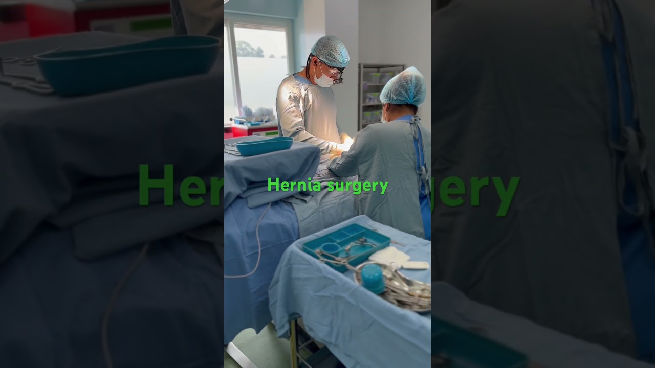 Hernia surgery in a 7 year old girl 🧒 by Dr. Mathula Hettiarachchi paediatric surgeon 👨&zwj;⚕️ #hernia