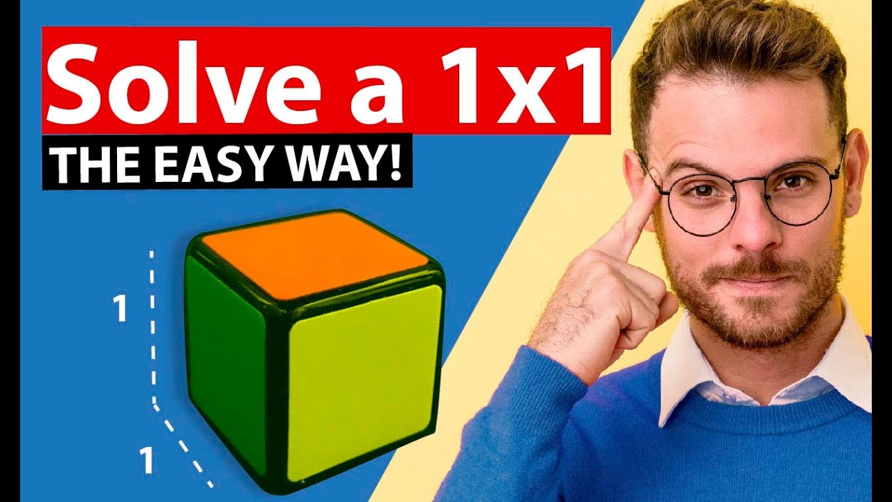 Сборка кубика Рубика 1x1 | Метод для начинающих