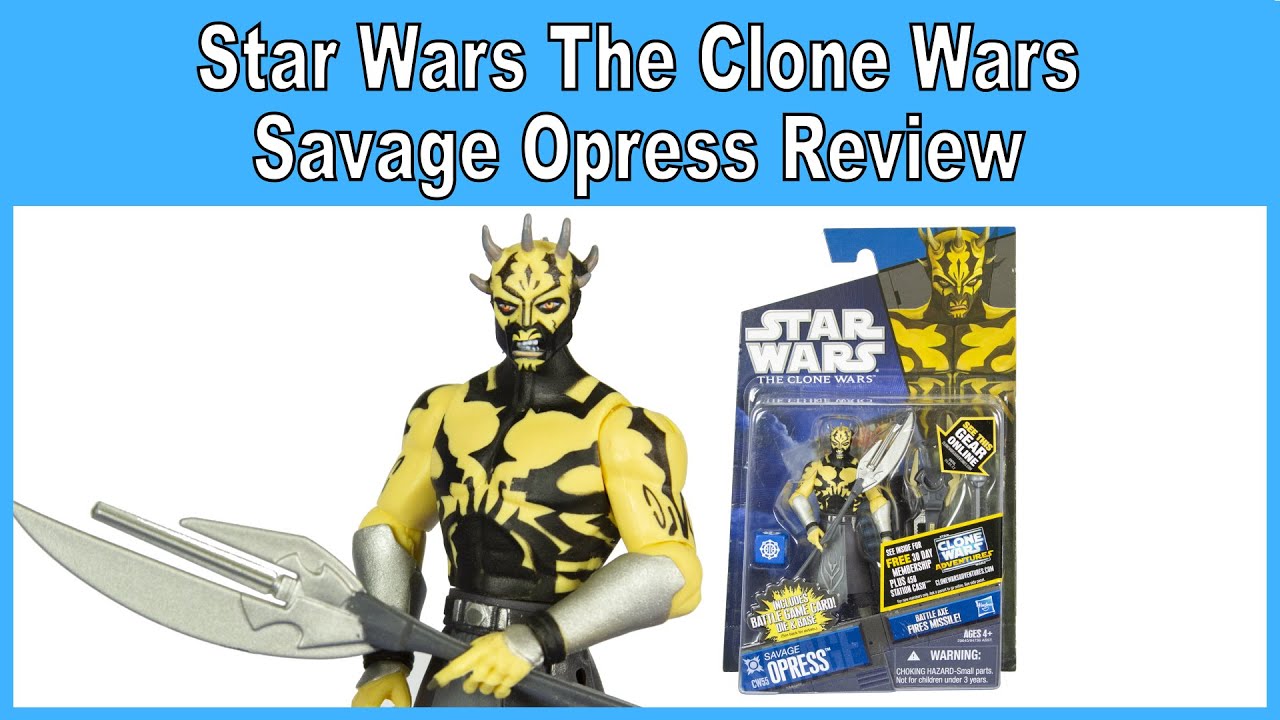 Star Wars The Clone Wars Savage Opress Review