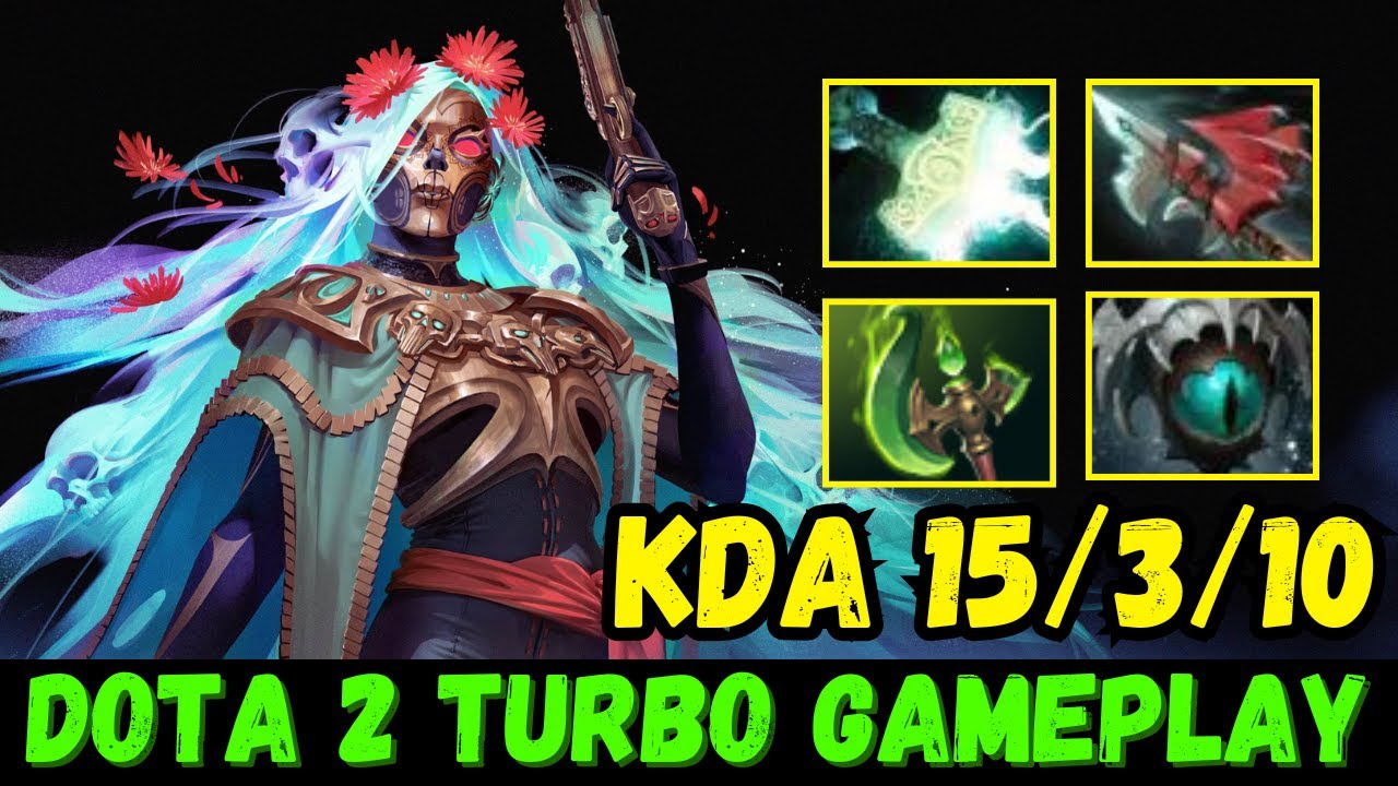 [Turbo Mode] Dota 2 Muerta – Full Burst Build, One-Shot Ghost Gun