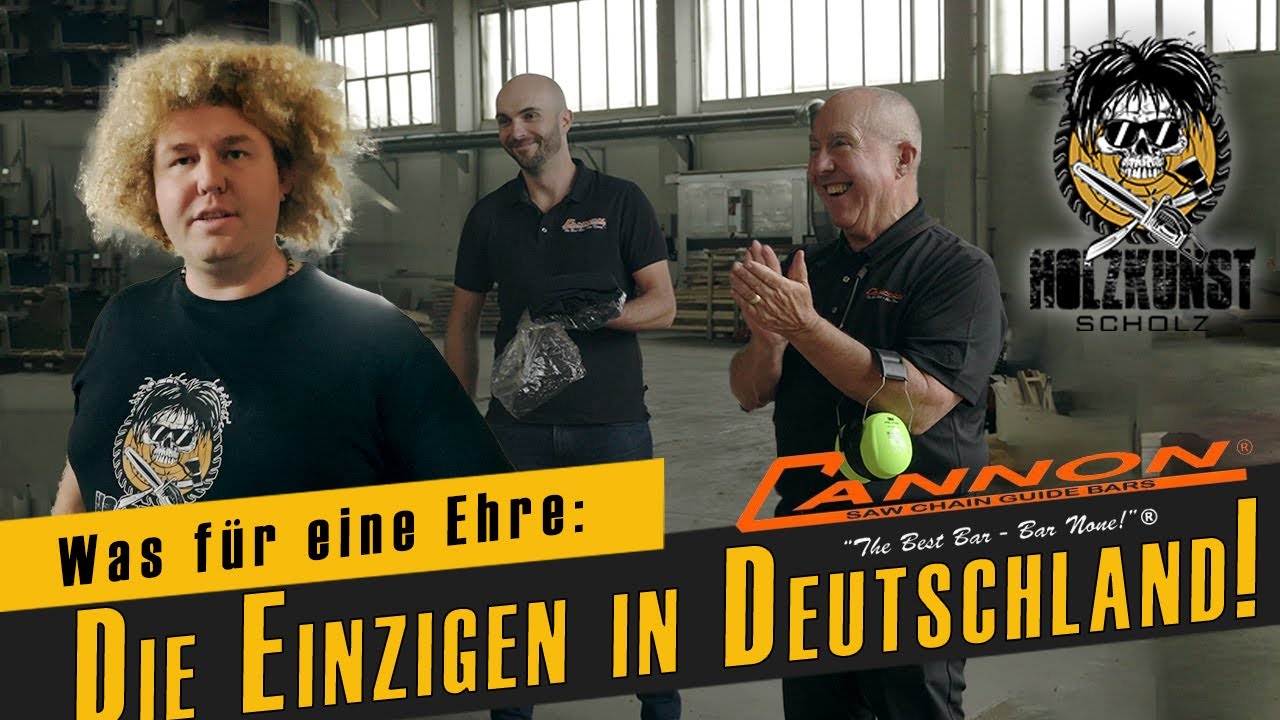 Ein echter Ritterschlag f&uuml;r mich / Cannon Bar Works zu Besuch / Holzkunst Scholz offiziell