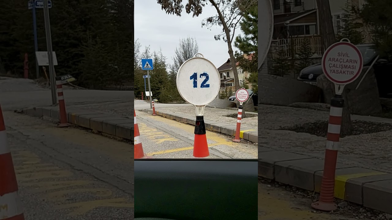 İncek PARALEL PARK nasıl yapılır?/İncek sınav alanı Paralel Park #paralelpark #direksiyonsınavı
