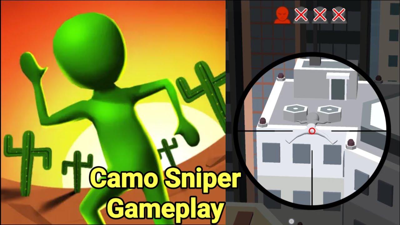 Camo Sniper Game Gameplay