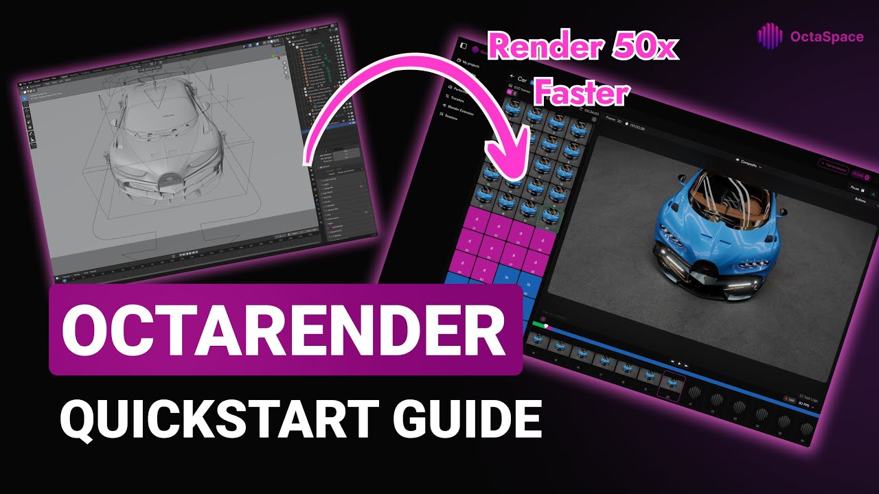 Render Farm for Blender - Getting started with OctaRender (Tutorial)