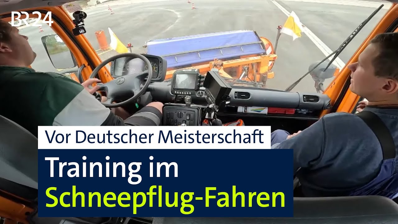 Schneepflugfahren: Training für die Deutsche Meisterschaft | Abendschau | BR24