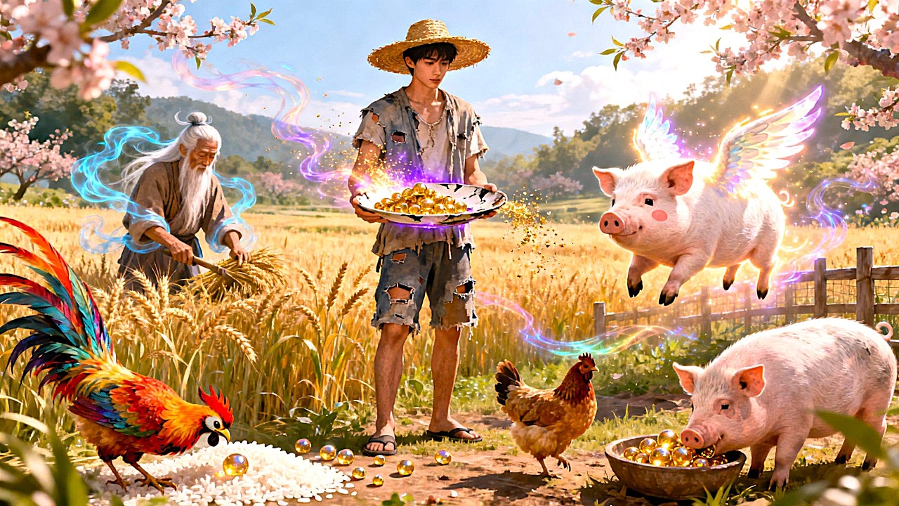 A young man fed failed immortality pills to his pig—surprisingly, the pig gained superpowers#fantasy
