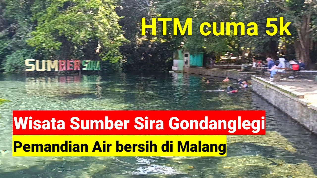 Wisata Sumber Sira, pemandian air jernih di Malang lengkap dengan berbagai wahana bermain