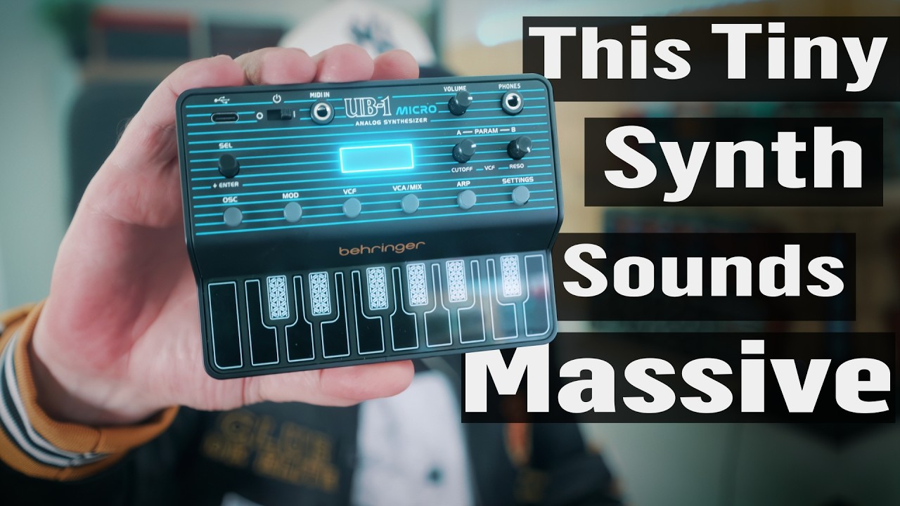 BEHRINGER UB-1 MICRO — Этот крошечный синтезатор звучит потрясающе.