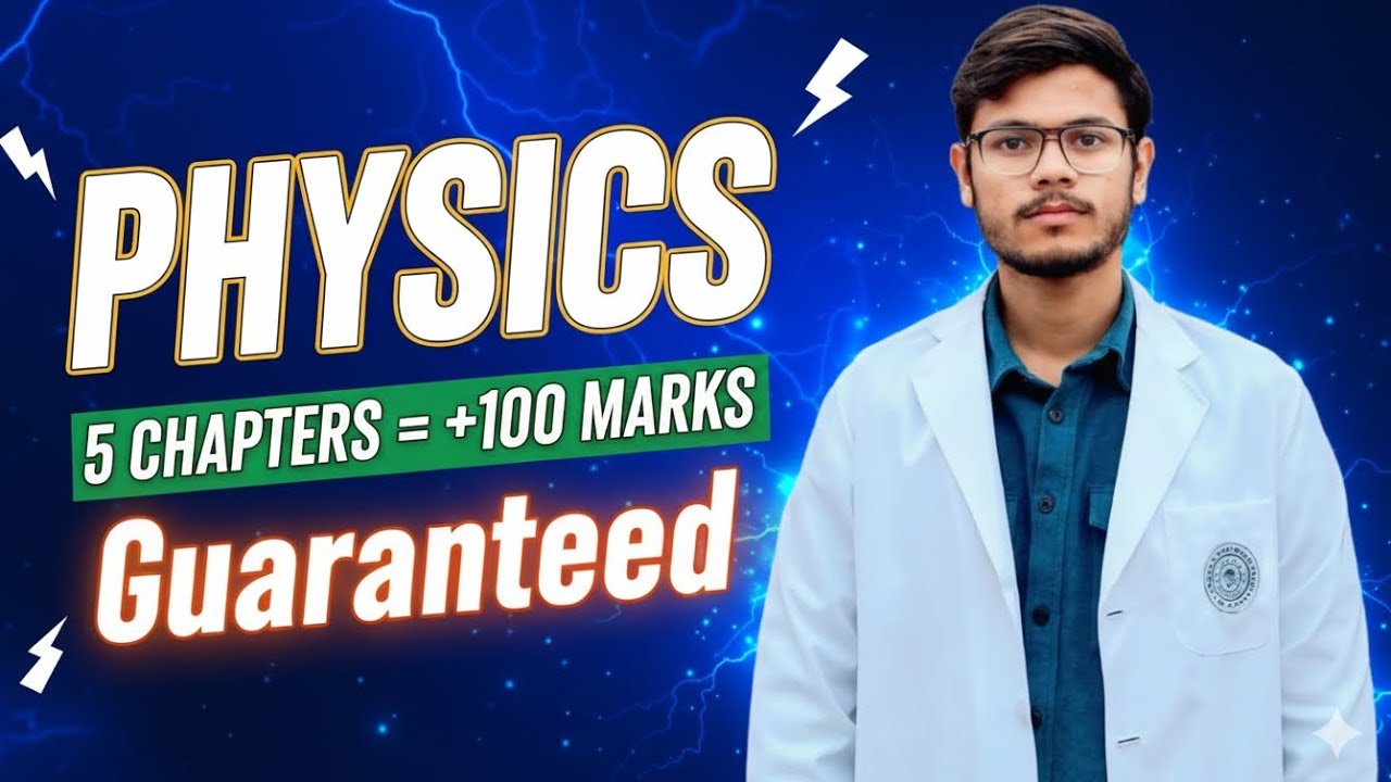 Physics nhi ho rahi???😭 Bas ye 5 Chapters krlo Score +100 💯| #neet2026 😱#mbbs #aiims 