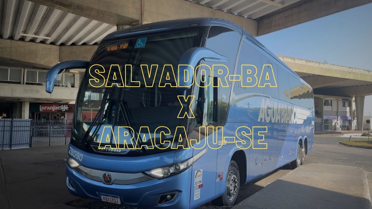 VIAJANDO de SALVADOR para ARACAJU com a ÁGUIA BRANCA!!!