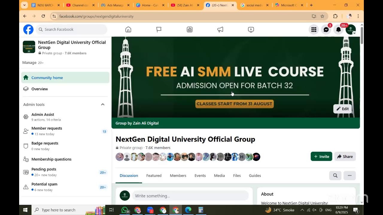 Class 06 – Facebook Marketing (Organic vs Paid) & Meta Ads System Explained | NDU Batch 31