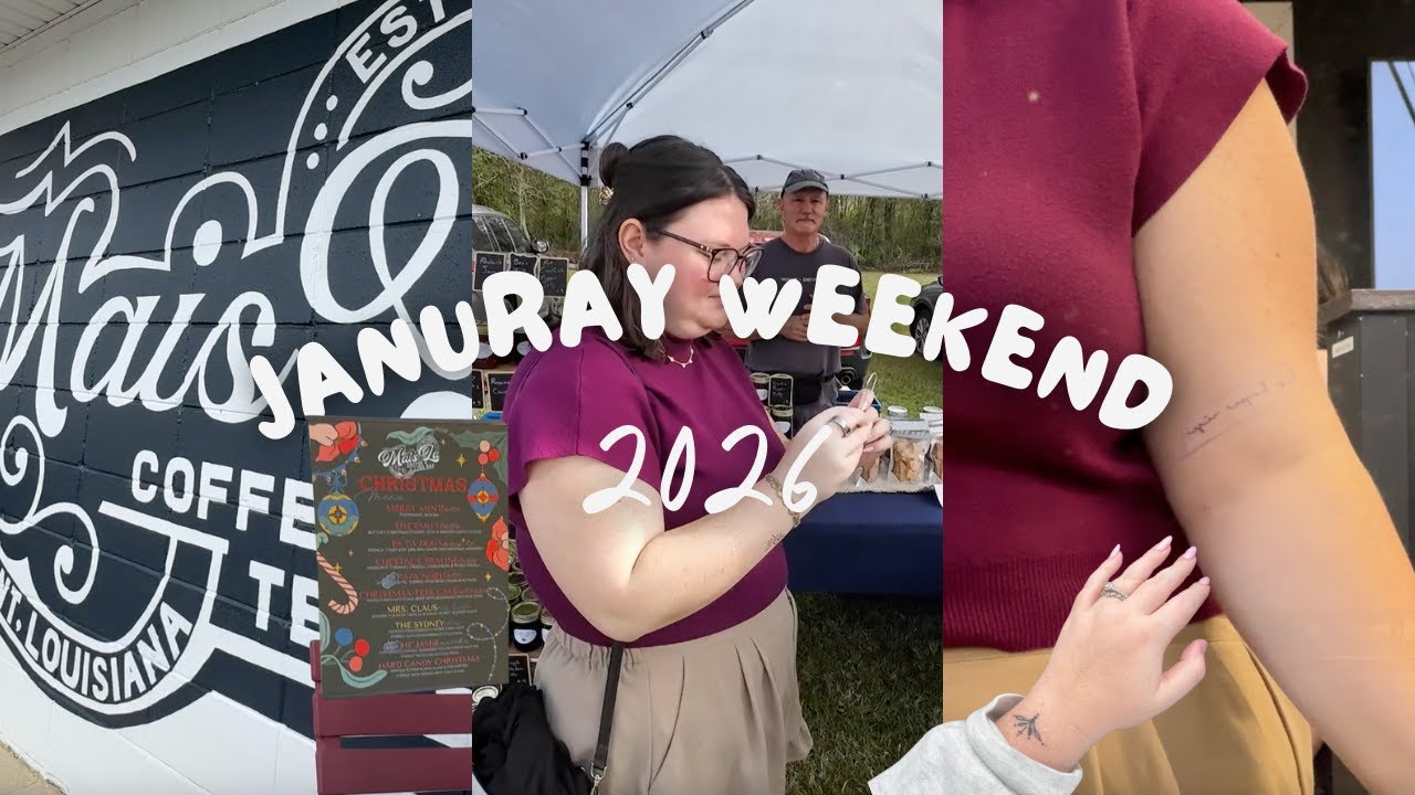 First vlog on January 2026!! Tattoos, Popup Events, Coffee, Update on Fertility Treatments