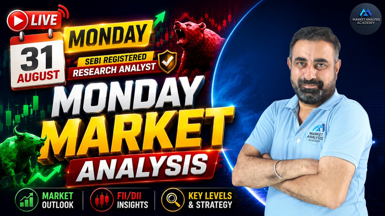 🔴LIVE Nifty Setup Alert! Big Warning for Nifty Traders | FII DII Data Reveals Something Big