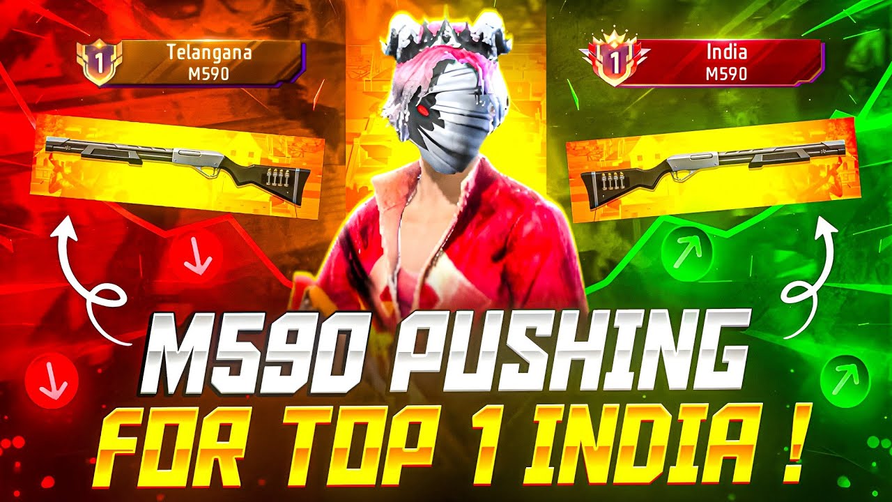 I GRINDED for 63+ Hours to Become TELANGANA No.1 M590 Player !!🧿 
